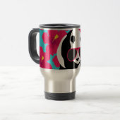 Funny Panda Bear Beach Bum Coole Sonnenbrille Trop Reisebecher (Vorderseite Links)