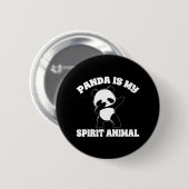 Funny Panda Bear Panda ist meine Spirit Animal Boy Button (Vorne & Hinten)