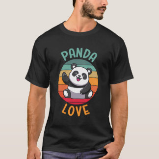 Funny Panda Bear Panda Liebe Boys T-Shirt