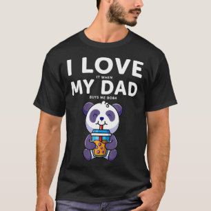 Funny Panda Blase Tee ich Liebe es, wenn mein Vate