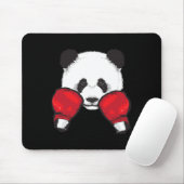 Funny Panda Boxing Cool Animal Lover Gloves Boxer Mousepad (Mit Mouse)