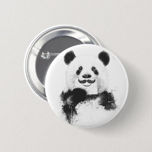 Funny Panda Button (Vorne & Hinten)