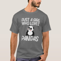 Funny Panda Design für Mädchen Mama Schwarz-weißer