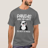 Funny Panda Design für Männer Frauen Schwarz-weiße