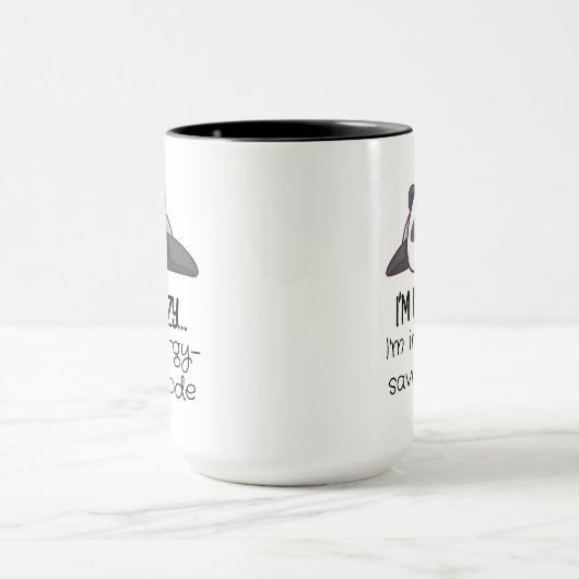 Funny Panda Energy Rett Mode Tasse (Zentrum)