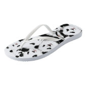 Funny Panda Flip Flops Badesandalen (Schrägansicht)