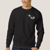 Funny Panda Kunst für Männer Frauen Kinder Riesenp Sweatshirt (Vorderseite)
