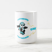 Funny Panda mit Sonnenbrille & Cap Kaffeetasse (Mittel)