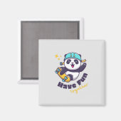 Funny Panda Niedlich für Tiere Lover Magnet (Vorderseite/Rückseite)