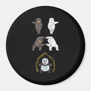 Funny Panda Niedlicher Polar Bär Tier Lover Magnet
