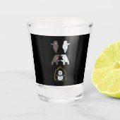 Funny Panda Niedlicher Polar Bär Tier Lover Schnapsglas (Vorderseite)