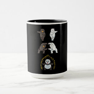 Funny Panda Niedlicher Polar Bär Tier Lover Tasse