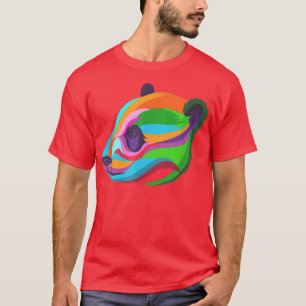 Funny Panda Panda Bear Lover Cooler Pop Art Styl T-Shirt