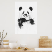 Funny Panda Poster (Küche)
