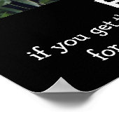 Funny Panda Poster, PATIENZ Poster (Ecke)