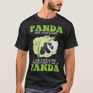 Funny Panda Redewendungen Niedlich bin ich ein Pan T-Shirt