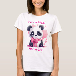 Funny Panda Shirt for Women - Panda Mode aktiviert