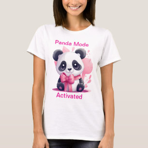 Funny Panda Shirt for Women - Panda Mode aktiviert