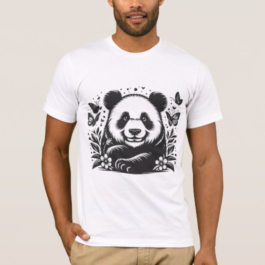 Funny Panda T-Shirt (Vorderseite)