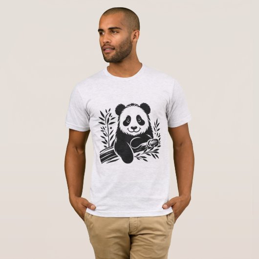 Funny Panda T-Shirt (Vorne ganz)