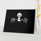 Funny Panda Workout Kitten Fitnessstudio Power Karte (Gelbe Blume)