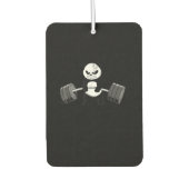 Funny Panda Workout Kitten Gym Deadlift Power Autolufterfrischer (Vorderseite)