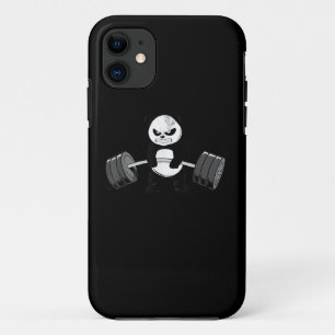 Funny Panda Workout Kitten Gym Deadlift Power Case-Mate iPhone Hülle
