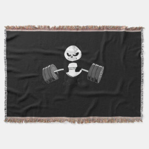 Funny Panda Workout Kitten Gym Deadlift Power Decke