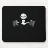 Funny Panda Workout Kitten Gym Deadlift Power Mousepad (Vorne)