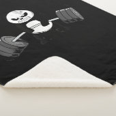 Funny Panda Workout Kitten Gym Deadlift Power Sherpadecke (3/4)