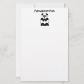 Funny Pandamonium Panda Cartoon, Niedlich Stress P (Vorderseite)