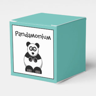 Funny Pandamonium Panda Cartoon, Niedlich Stress P Geschenkschachtel