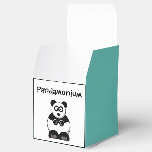 Funny Pandamonium Panda Cartoon, Niedlich Stress P Geschenkschachtel (Geöffnet)