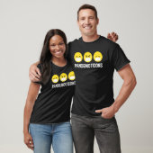 Funny Pandemic Emoticons Happy Angry Sad T-Shirt (Unisex)