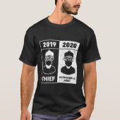 Funny Pandemic Geace Mask 2019 Diief 2020 Responsi T-Shirt (Vorderseite)
