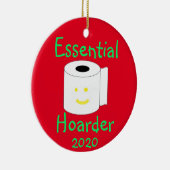 Funny Pandemic Keramik Ornament (Rechts)