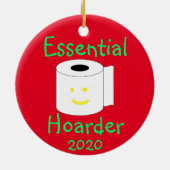 Funny Pandemic Keramik Ornament (Hinten)