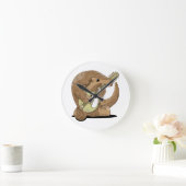 Funny Pangolin Runde Wanduhr (Zuhause)
