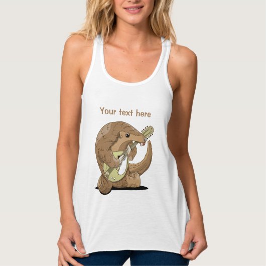 Funny Pangolin Tank Top (Vorderseite)