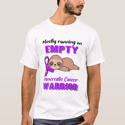 Funny Pankreatic Cancer Awareness Geschenke T-Shirt (Vorderseite)