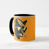 Funny Panther Jammin' Tasse (Vorderseite Links)