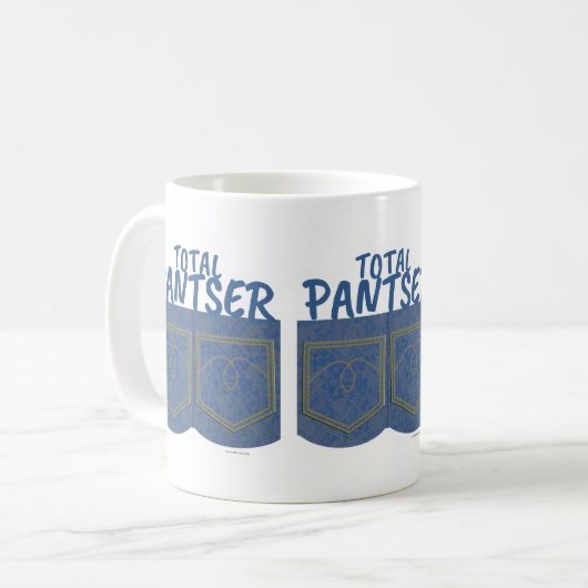 Funny Pantser My Writing Method Author Style Kaffeetasse (Vorderseite Links)