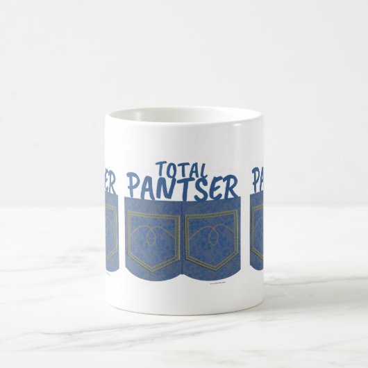 Funny Pantser My Writing Method Author Style Kaffeetasse (Mittel)