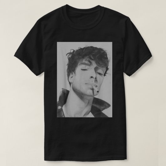 Funny Paolo Nutini Drawing Gift T-Shirt (Design vorne)