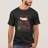 Funny Pap Pap Claus Weihnachtsbeleuchtung Xmas Paj T-Shirt (Vorderseite)
