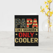 Funny Papa Art For Grandpa From Grandkids Father's Karte (Gelbe Blume)