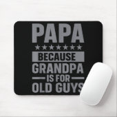 Funny Papa Art For Grandpa From Grandkids Father's Mousepad (Mit Mouse)