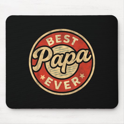 Funny Papa Art For Grandpa From Grandkids Father's Mousepad (Vorne)