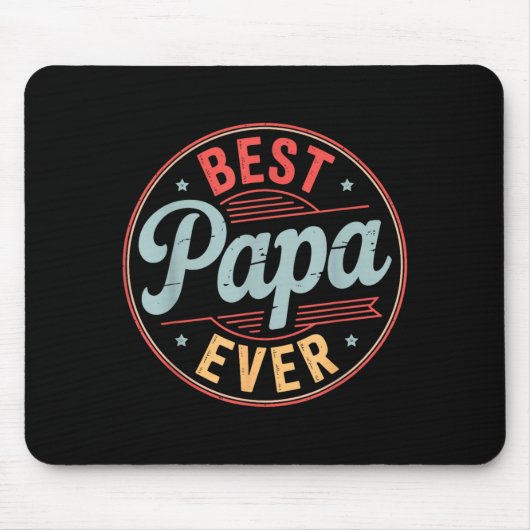 Funny Papa Art For Grandpa From Grandkids Father's Mousepad (Vorne)
