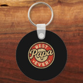 Funny Papa Art For Grandpa From Grandkids Father's Schlüsselanhänger (Vorderseite)